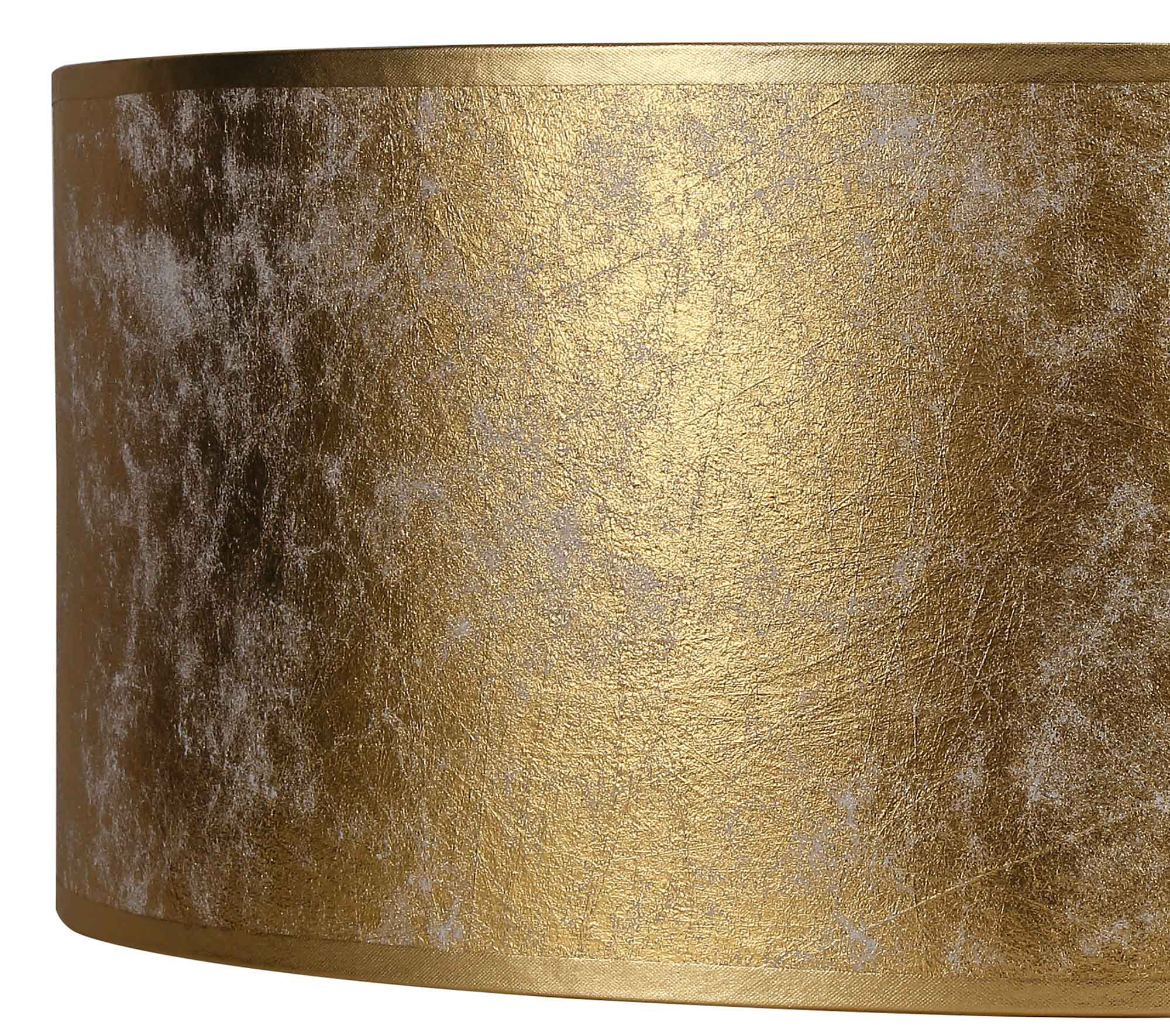 Baymont 60cm Flush 3 Light Gold Leaf, Frosted Diffuser DK0629  Deco Baymont WH GL